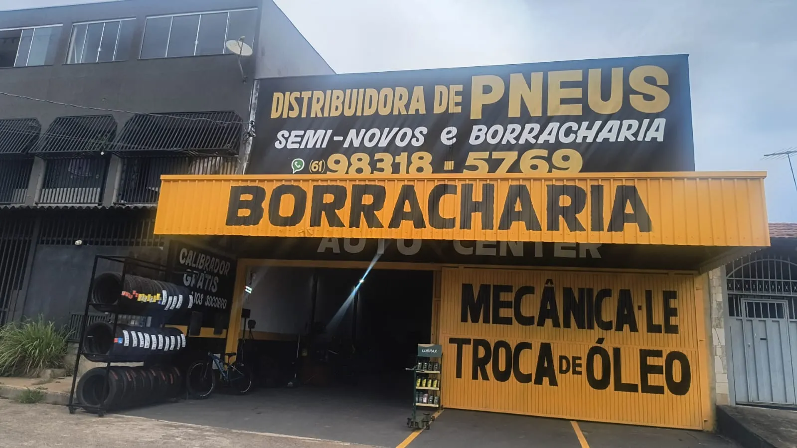 Equipe da Borracharia e Mecânica LE em Recanto das Emas DF
